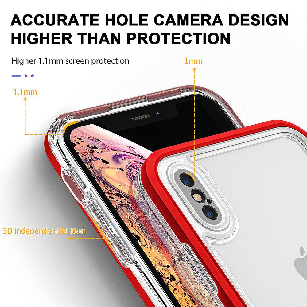 PhoneSoftSiliconeTransparentCoverWithFrameMetaAppleiPhoneXsMax_3