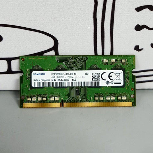 رام لاب توب 4 جيجابايت 12800 ميجاهرتز DDR3 PC3L (استعمال خارج)