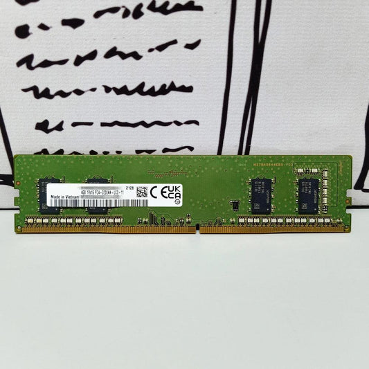 رام كمبيوتر 4 جيجابايت 3200 ميجاهرتز DDR4 PC4 (استعمال خارج)
