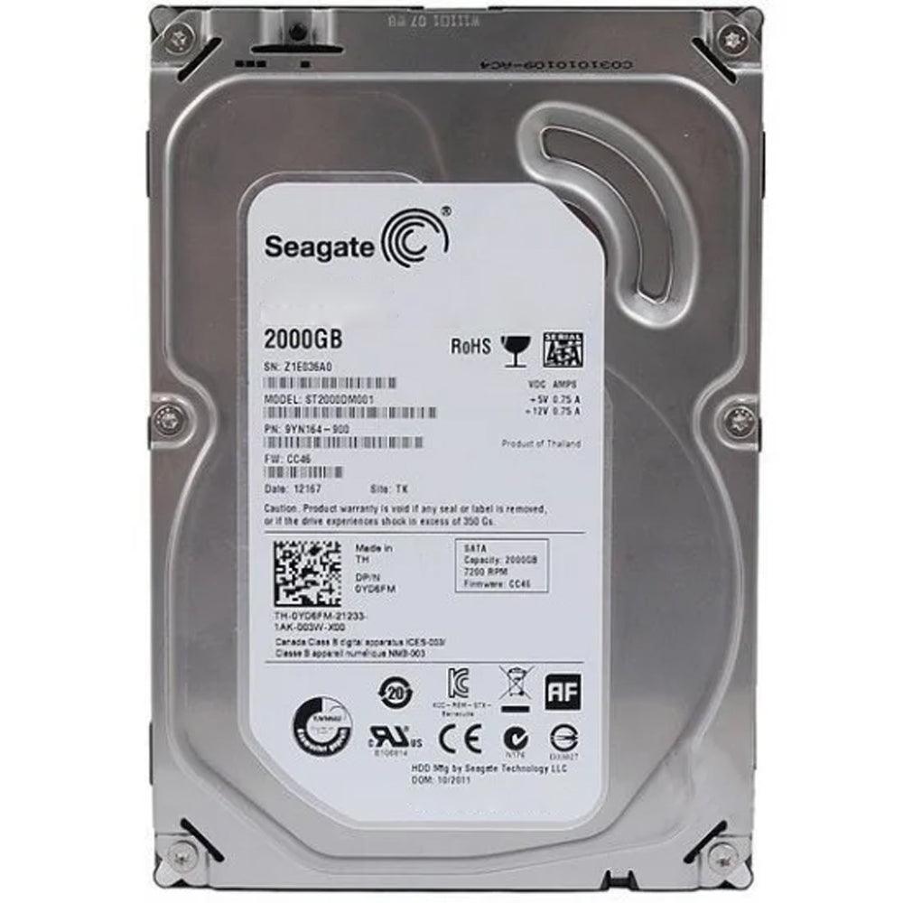 Seagate 2TB 3.5 inch Internal PC Hard Drive (Original Used) - Kimo Store