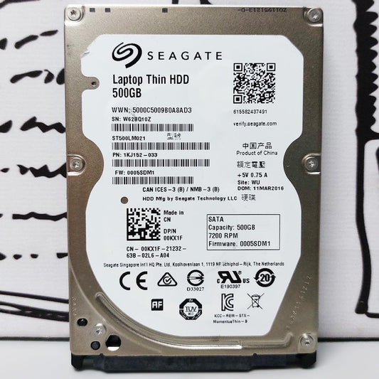 هارد درايف سيجيت 500 جيجابايت 2.5 بوصة داخلي للاب توب (استعمال خارج)