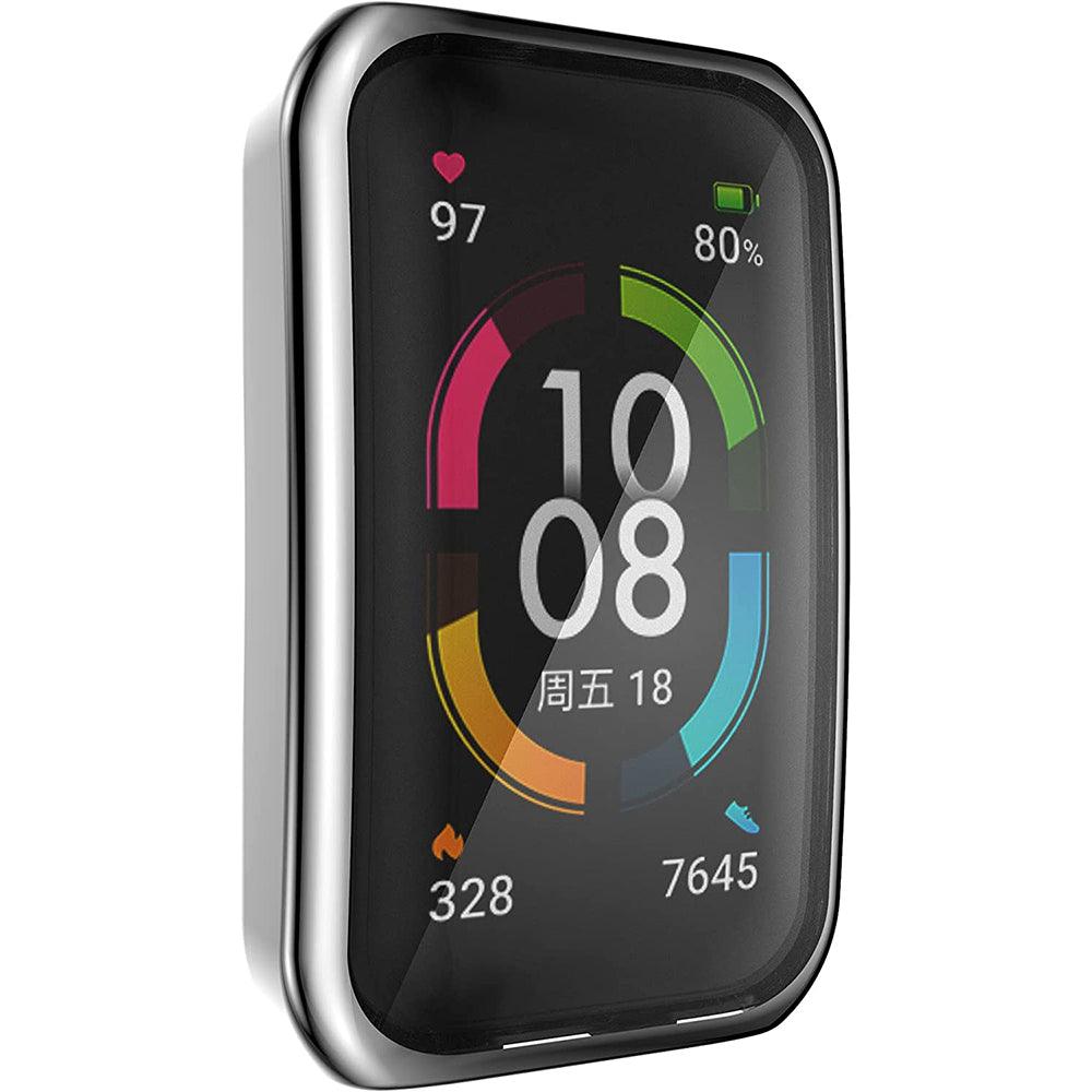 SmartWatchSiliconeFullCoverWithFrameHuaweiBand6-Silver_2