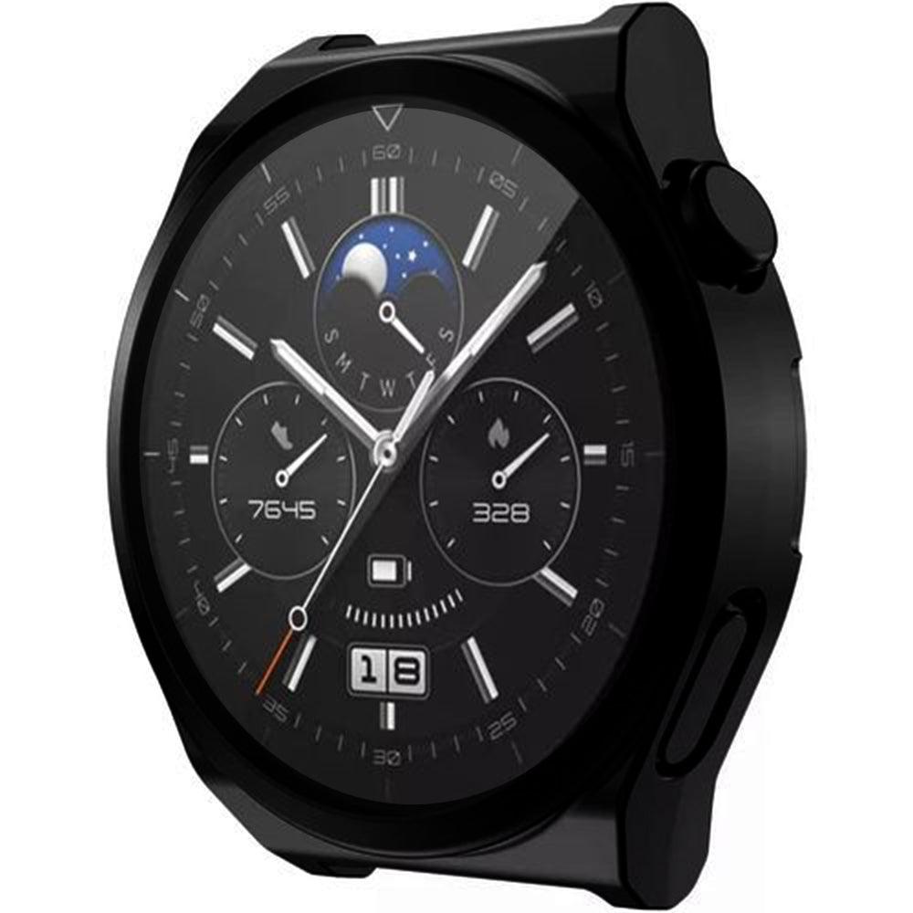 SmartWatchTransparentSiliconeCoverWithFrameHuaweiGT3Pro46mm-Black_4