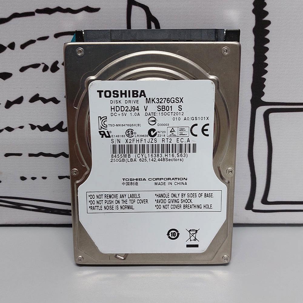 Toshiba 250GB 2.5 Inch Internal Laptop Hard Drive (Original Used) - Kimo Store