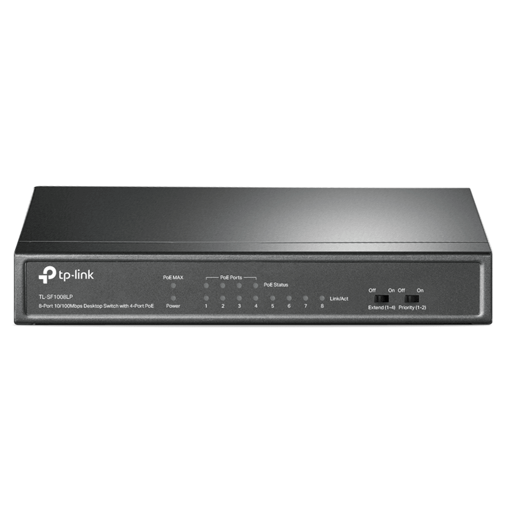 TP-Link TL-SF1008LP Unmanaged Desktop PoE Switch 8 Port 10/100Mbps