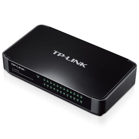 سويتش تي بي لينك 24 منفذ 10/100 ميجابت في الثانية Unmanaged Desktop TL-SF1024M