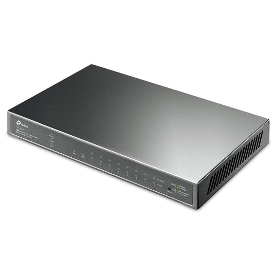 سويتش تي بي لينك 8 منافذ 1000/100/10 ميجابت في الثانية +PoE + منفذين (SFP) 1000/100/10 ميجابت في الثانية 61 وات TL-SG2210P Unmanaged Desktop